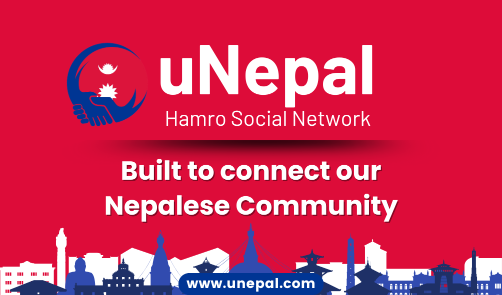 uNepal app overview showing community, listings, and events